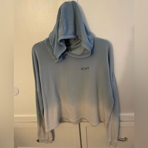 Roxy Women's Soft Blue Ombre Hoodie Sweatshirt